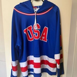 Get Winter Olympics Ready! Team USA Hockey O’Callahan #17 Hoodie - Large
